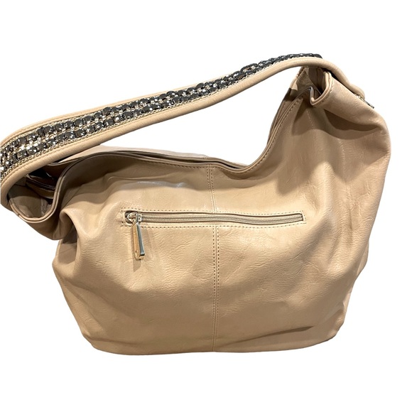 ***SOLD***. Charming Charlie Rhinestone Embellished Strapped Shoulder Bag - Picture 6 of 15